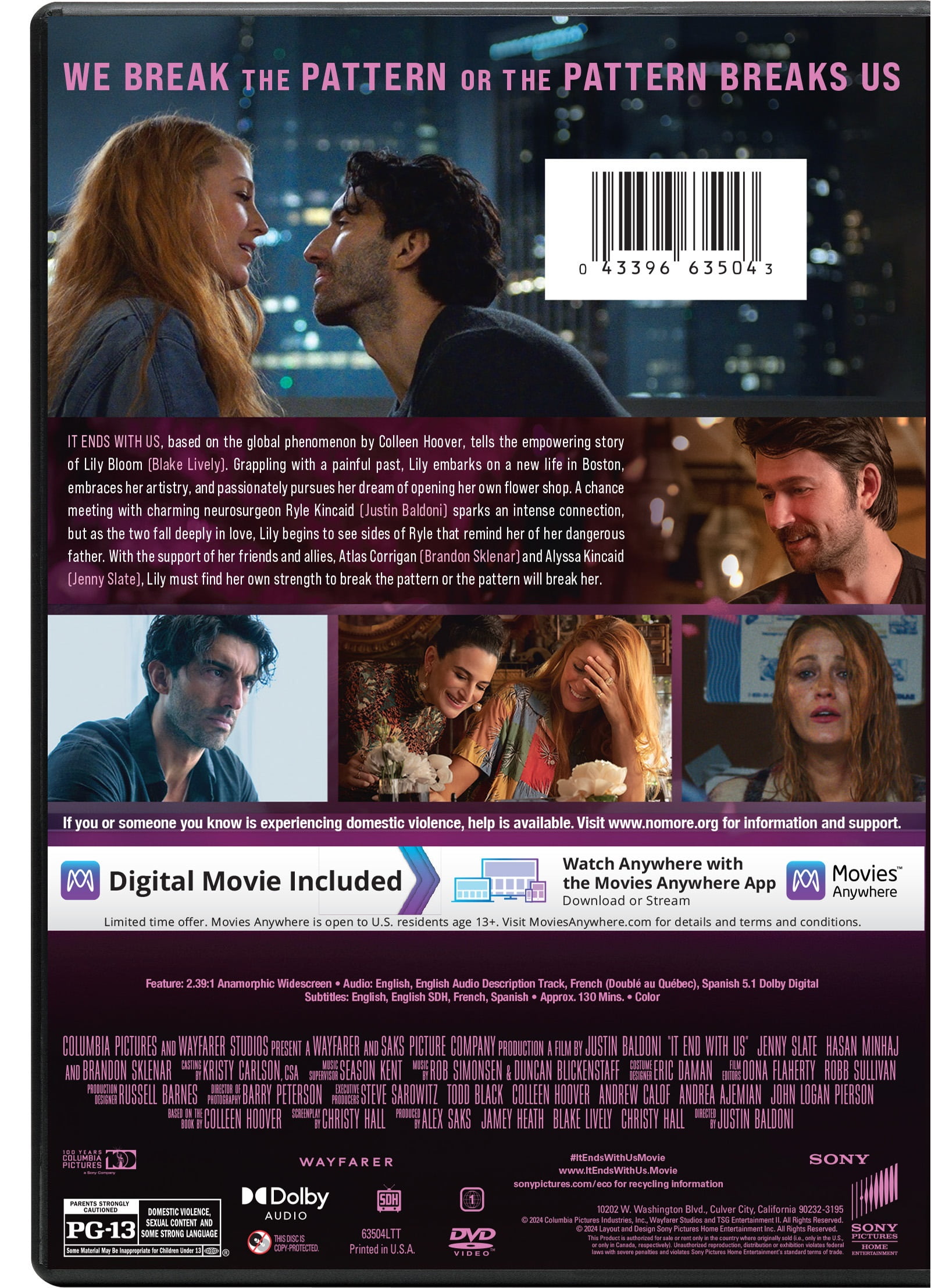 It Ends With Us (DVD + Digital Copy) - Walmart.com