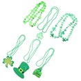 thumbnail image 3 of 12pcs St Patrick'S Beads St Patrick'S Day Perles Vertes Perles Trèfle Pendentif Collier, 3 of 7
