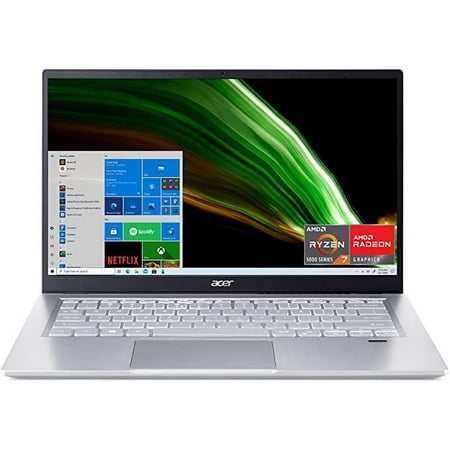 Acer 2022 Swift 3 14" FHD IPS Screen Laptop - AMD Ryzen 7 5700U - Radeon Graphics - 8GB DDR4-1TB NVMe SSD - Backlit Keyboard - WiFi 6 - Fingerprint Reader - Windows 11 Home - w/ 32GB USB Drive