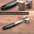 thumbnail image 4 of Meat Tenderizer, Dual-Sided Nails Meat Mallet, Meat Hammer Used For Steak, Chicken, Fish，Meat Pounder With Rubber Comfort Grip Handle, 8.8 Inches Meat Tenderizer Tool, 4 of 7