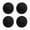 Black, variant on Binwennn Stand Alone Stocking Holder Tie Back Hooks 4pc Stainless Steel 304 Hook Hook Circular Hook Kitchen Bathroom Shower Room Hook