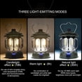 thumbnail image 2 of Lanterne de Camping Led, rechargeable Rétro Dimmable Lumière de Camping Étanche pour Pannes de Courant Randonnée Urgence Pêche, 2 of 3