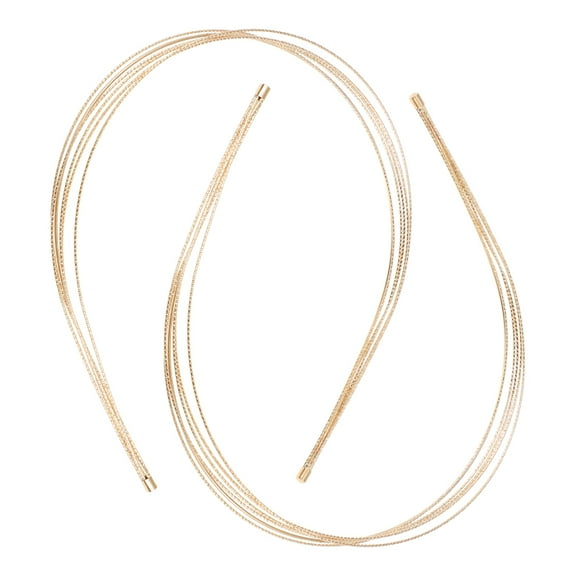 Minkissy 2-Pack Adjustable Multi-Strand Hairbands for Women, Comfortable and Stylish Headband Hair Accessories