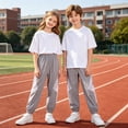 thumbnail image 2 of Bigetiay Boys Girls Summer Mesh Pants Breathable Toddler Kids Lightweight Outdoor Play Joggers for Children, Size 9-10 Years, 2 of 4
