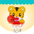 thumbnail image 4 of Indoor Adjustable Frog Tiger Hanging Basketball Netball Hoop Mini Kids Game, 4 of 10