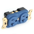 thumbnail image 3 of Pure  Duplex Receptacle AC Pure Copper Duplex 24K Golded Plated Power Socket 20A, 3 of 7