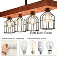 thumbnail image 2 of iMeshbean 4-Light Farmhouse Dimmable Semi-Flush Mount Ceiling Pool Table Lights, 2 of 9
