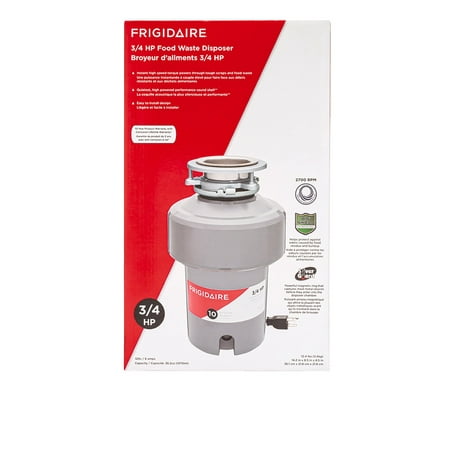 Frigidaire 3/4HP Corded Garbage Disposal - Gray