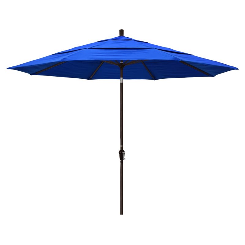 11 Ft Aluminum Auto Tilt Patio Umbrella Walmart Com Walmart Com