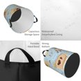 thumbnail image 4 of Kll Cute Gnome Bee Collects Honey Waterproof Foldable Laundry Hamper Bucket With Handles For Storage Bin,Kids Room,Home Organizer (Small), 4 of 8