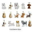 thumbnail image 4 of Sylvtty Dog Hair Collector Keychain Dog Shape Charm Keychain Memorial Storage Box Transparent Pet Fur Keepsake Capsule Memorial Gift for Pet Lovers, 4 of 6