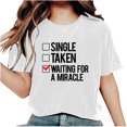 thumbnail image 2 of Herrnalise Valentines Day Shirts For Women Crewneck Valentine's Day Letter Print Slim Fitted Short Sleeve T-Shirt Stretchy Bodycon Basic Tee Tops Valentines Day Gifts For Her, 2 of 6