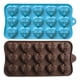 thumbnail image 1 of Molde de silicona con forma de corazón de diamante 3D, 15 rejillas, bandeja de silicona para hornear pasteles, mousse de chocolate y postres., 1 of 8