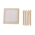 thumbnail image 4 of Wooden 4 Pane Window w/ Frame Dolls House Miniature Accessory 1:12, 4 of 6