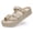 Khaki, variant on Women's Platfrom Slippers with Adjustable Buckle Summer Lightweight Beach House Slippers