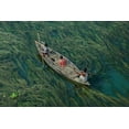 thumbnail image 2 of Amdad Hossain, Muhammad 32x23 Black Ornate Wood Framed with Double Matting Museum Art Print Titled - Crossing The Algae RIVer, 2 of 4