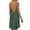 Army Green #029, variant on Summer Dresses for Women 2026 Backless Cami Dresses Sleeveless Open Back Spaghetti Strap Flowy Dresses Turquoise L