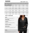 thumbnail image 5 of Sudadera SHEWIN Chaqueta extragrande con capucha y botones marrón 2XL, 5 of 5