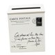 thumbnail image 4 of Buzón de correo galvanizado para pared, buzón para cartas, buzón beige, 4 of 9