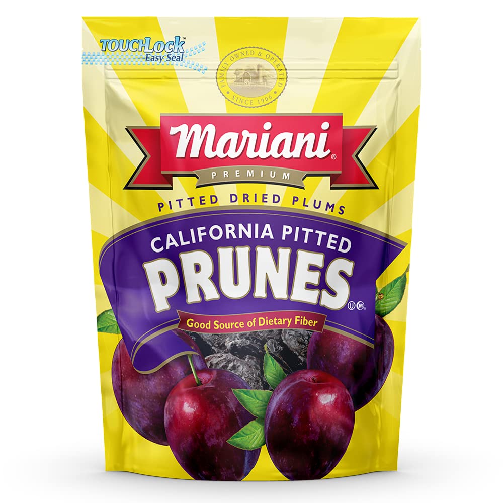 Newman's Own Organics Organic Pitted Prunes – 12 Oz Package, Dried Fruit Snack