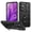 Black, variant on for Samsung S25 FE Case,With Slide Camera Cover,Metal Kickstand Holder Heavy Duty Shockproof Phone Cover For Galaxy S25 FE 6.7"(Green/Pink)