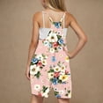 thumbnail image 2 of FAHXNVB Girls Summer Romper Hearts Print Sleeveless V Neck Jumpsuit Short Outfits with Pocket One Piece Casual Fashion Clothes 5-14 Years, 2 of 4