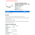thumbnail image 2 of A/C Suction and Liquid Line Hose Assembly - Compatible with 2007 - 2008 Chrysler Aspen 5.7L V8, 2 of 2