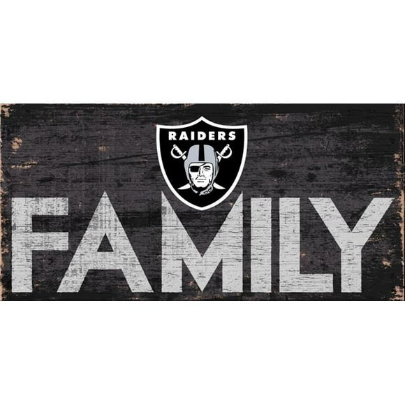 Adventure Furniture N0731-OAK Oakland Raiders Family Sign