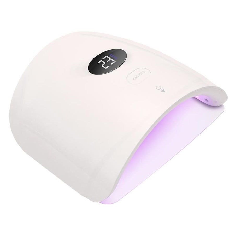 Rechargeable Cordless UV LED Nail Lamp, Portable Nail Dryer for Fast Curing All Gel Polish, with 3 Timers & Smart Auto-Sensor for Home & Salon Use