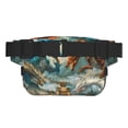 thumbnail image 3 of Balery Red Blue Dragon Battle Epic Mochila Cinturón para Mujeres y Hombres, Bolsa de Cintura Impermeable de Doble Capa con Correa, 3 of 9