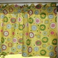 thumbnail image 3 of Cotton Window Valance Circles Print 58 Inch Wide Yellow, 3 of 3