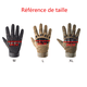 thumbnail image 5 of Guantes tácticos de caza para hombre, guantes de combate, guantes de montañismo con pantalla táctil para exteriores, color marrón, 1 par M JM Rojo Verde, 5 of 5