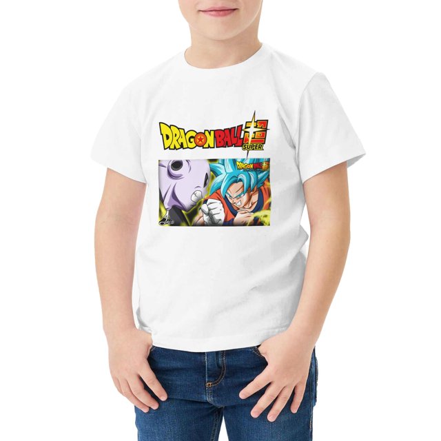 Camiseta Algodón de DBZ para niños