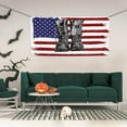 thumbnail image 2 of Lsque Home Of The Free Because Of The Brave Pattern Party Banner, Festive Banner , Holiday Celebrations and Events for Carnival Birthday Party Festival Decorations-Medium, 2 of 8