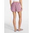 thumbnail image 3 of No Boundaries Cotton Pull-On Shorts with Side Bows, Women's XXS-XXL, 3 of 5