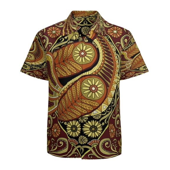 High Quality Hawaiian Shirts for Men Short Sleeve Aloha Beach Shirt Floral Summer Casual Button Down Shirts Blouses ZA8FOI