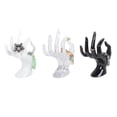 thumbnail image 6 of Tssuoun Jewelry Necklace Display Stands OK Shape Hand Necklace display holder Form Bracelet Holder for Pendants Rings Shows Props Clear, 6 of 7