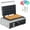 Snap-on lid, 1-compartment round, variant on Commercial Waffle Cone Iron, Stainless Nonstick 360° Rotating Cone Maker with Adjustable Heat Dial