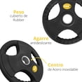 thumbnail image 4 of Par de Discos Olímpicos 15 kg c/u 3 Agarres Tayga Negro, 4 of 5