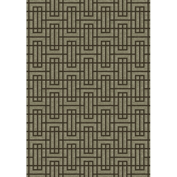 Milliken Imagine Area Rug LOCKPORT IRON BROWN Lockport Iron Blocks Rows 10 9 x 13 2 Rectangle