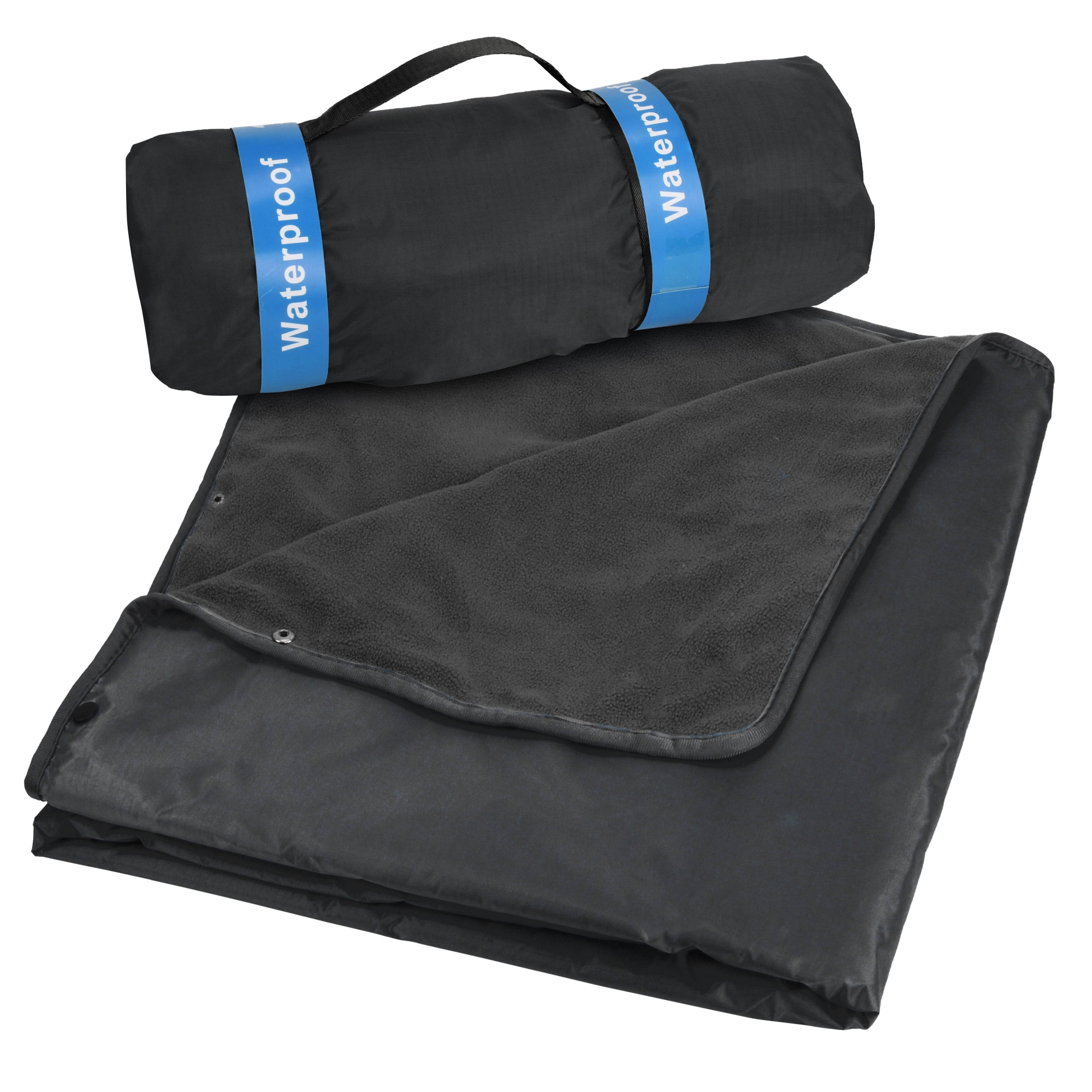 Catalonia Waterproof Blanket for Outdoors, Adult of All Age, Windproof, Warm, Black