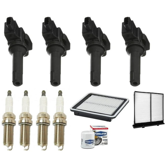 Ignition Coils Platinum Spark Plugs & Filters For Subaru Forester 2.5L 11-2012