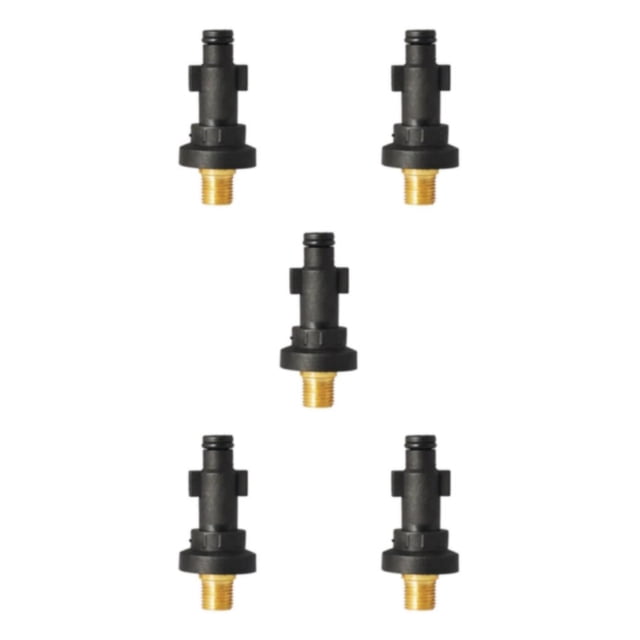 Justharion Versatile Pressure Washer Adapter Foam Nozzle Adapter Car Washing Accessories Type G 5Set