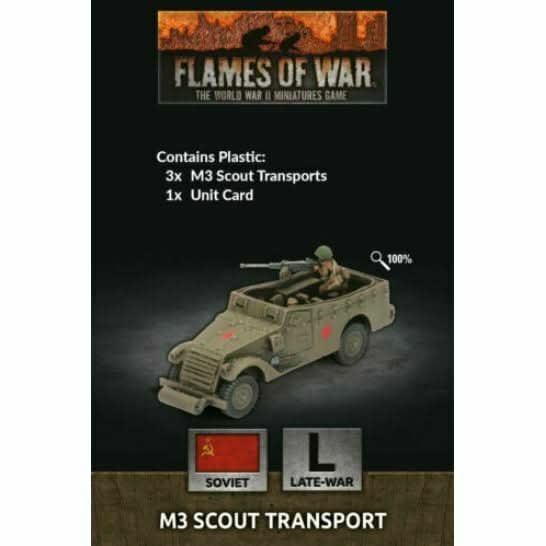 Flames of War Soviet M3 Scout Transport New