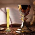 thumbnail image 4 of Christian Pocket Holy Water Sprinkler with Leather Carrying Case, 4 of 5