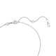 thumbnail image 3 of Collar con colgante Swarovski Dextera con forma de lazo entrelazado, transparente, 3 of 6