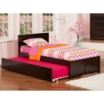 thumbnail image 5 of Orlando Twin Bed with Flat Panel Foot Board and Urban Bed Drawers in an Espresso Finish, 5 of 9