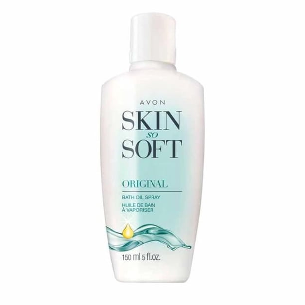 Aceite de baño en aerosol Avon Skin So Soft Original con bomba, 150 ml
