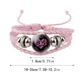 thumbnail image 2 of Cancer Bracelets Awareness Bracelet Stylish & Meaningful Accessory in Supportive Colors, 2 of 3