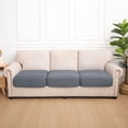 thumbnail image 5 of Smiry Waterproof Couch Cushion Covers, Stretch Sofa Seat Cushion Slipcovers,Elastic Furniture Protector for Pets And Kid(3 Packs, Dark Gray), 5 of 6